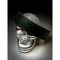 Lederhalsband Hunter´s Green HU 41-49cm
